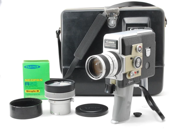 EXC+5 W/ CASE] Canon Single 8 518 SV Auto Zoom 8mm Film