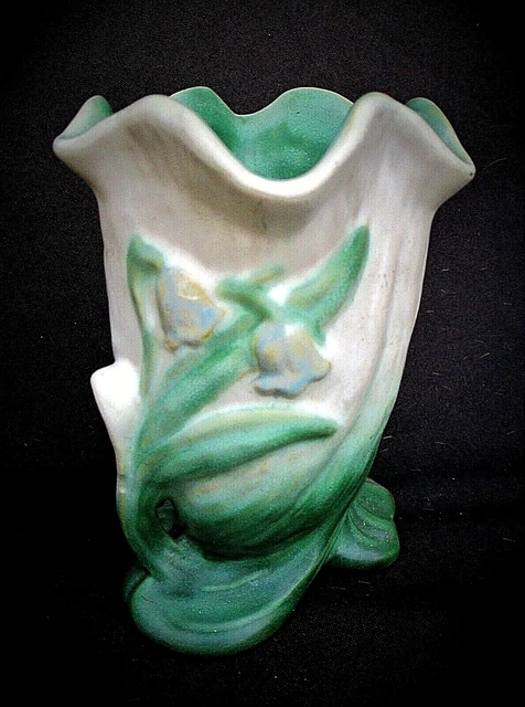 VINTAGE 1930's ART NOUVEAU STYLE "BLUEBELL" VASE BY WELLER