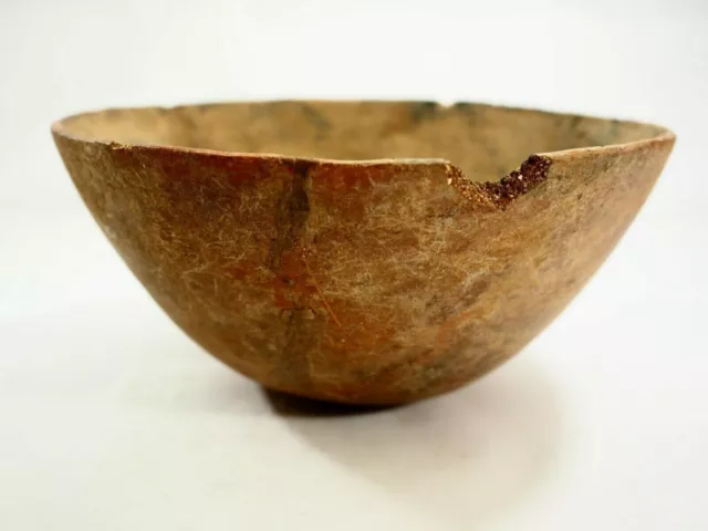 Large Prehistoric HoHokam Plain Ware pottery bowl 800-1400 AD NAA-381