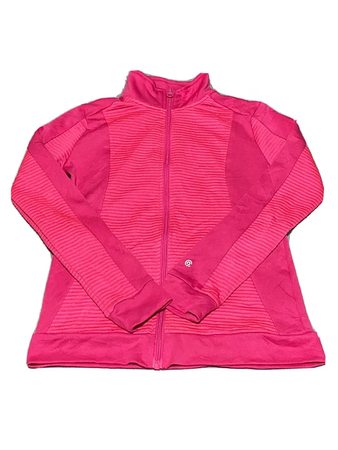 CHAMPION Girls Pink Sports/Active/Casual Full Zip Track Jacket Size 10-12 Years