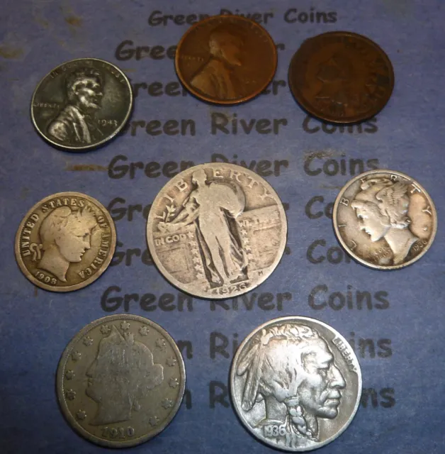 Type Coin  Classic U.S. Coin Old Collection  Includes Silver US Coins M11#J19-T8