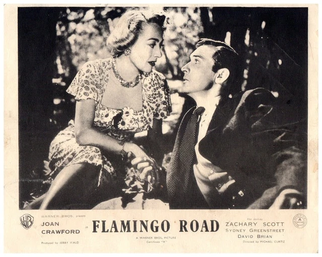 Flamingo Road Original Lobby Card Joan Crawford Zachary Scott Film Noir 1949