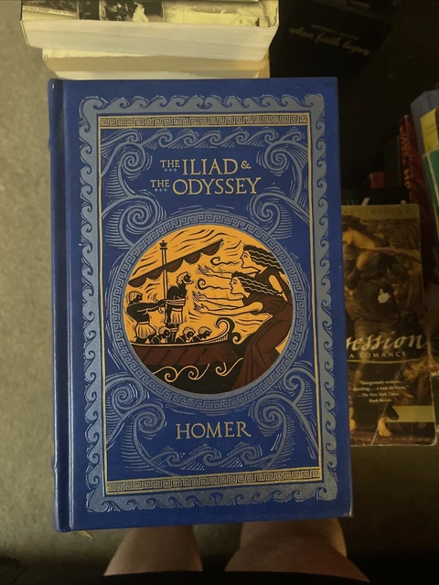 THE ILIAD & The Odyssey di Homer Barnes and Noble Leatherbound Edition ...