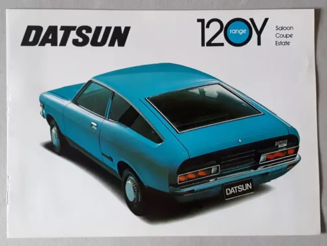 Datsun Sunny 120Y Brochure c.1974 - Saloon  Coupe  Estate