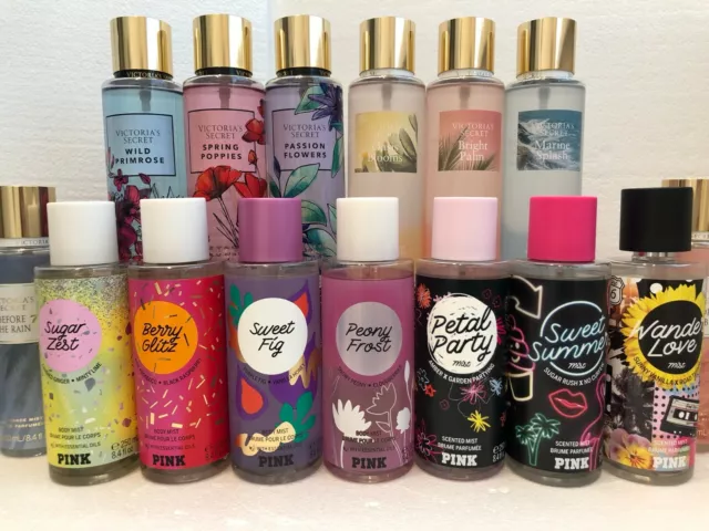 VICTORIA'S SECRET PINK FRAGRANCE BODY MIST PERFUME SPRAY You Pick 8.4 oz 