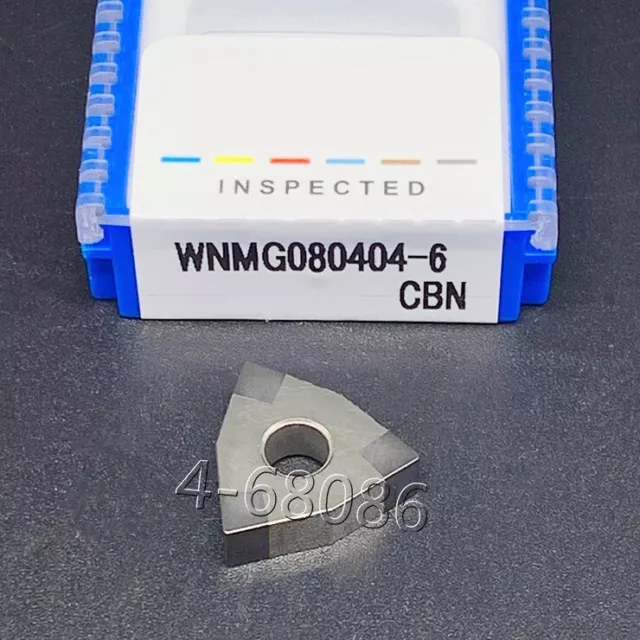 1PC WNMG431 CBN-6 / WNMG080404 CBN-6 Hardened steel Insert made of boron nitride