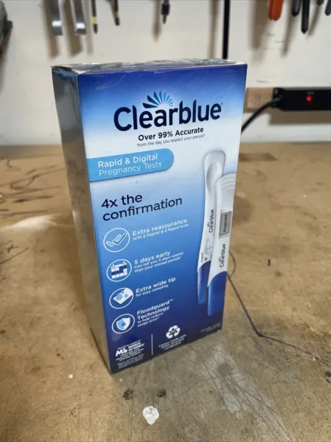 Prueba de embarazo rápida y digital Clearblue - 4 pruebas