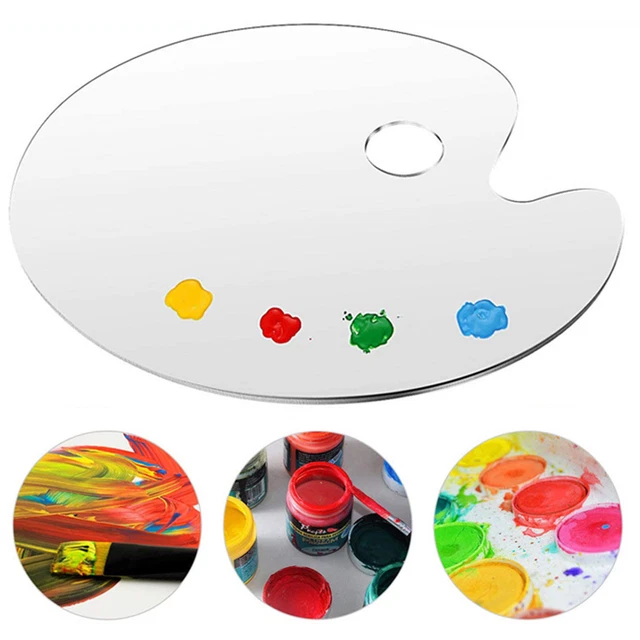 COLOR PALETTE TRANSPARENT Mix Clear Acrylic Oil Paint Pigment Mixing