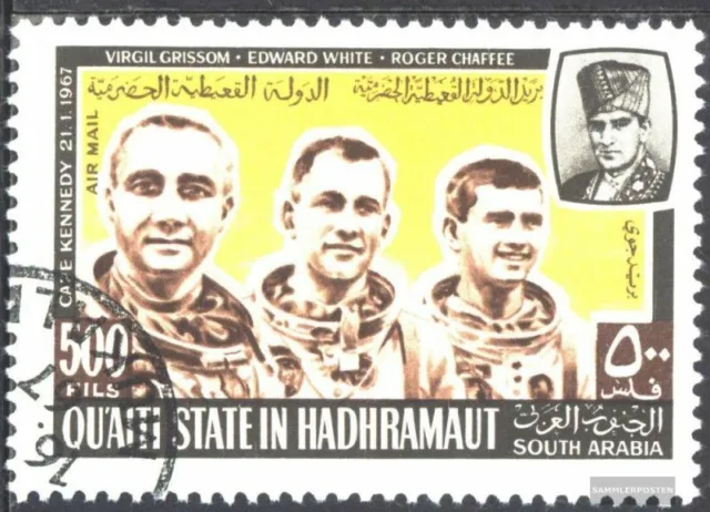 Aden-Qu´aiti State 141A (kompl.Ausg.) gestempelt 1967 Astronauten