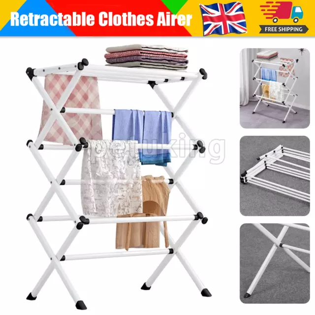 Leifheit Pegasus 200 Deluxe Mobile Indoor Clothes Airer with Drying  Accessories