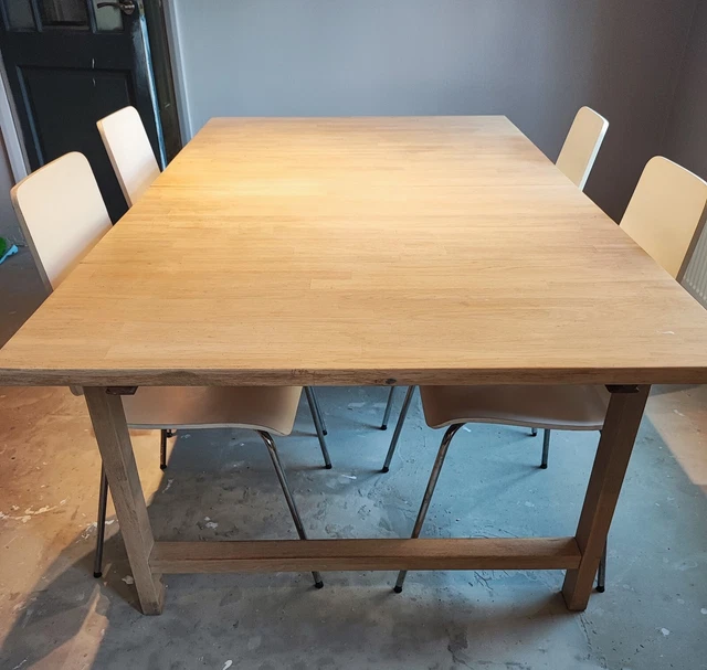 IKEA EXTENDING DINING Table & Chairs £30.00 PicClick UK