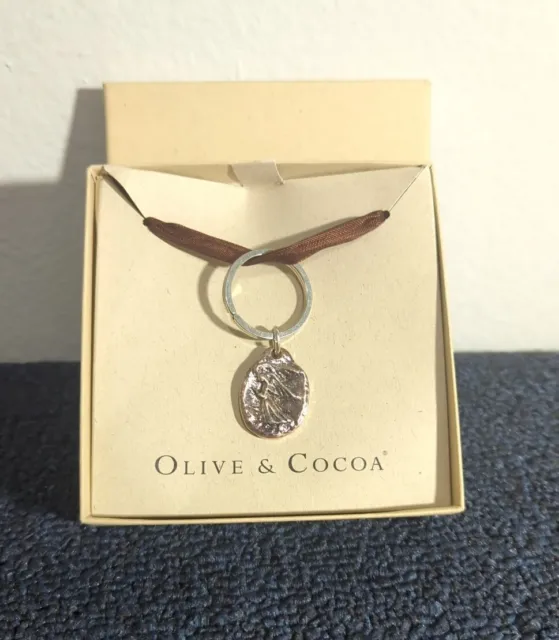 Olive & Cocoa Guardian Angel Keychain Pendant Ornament V+K