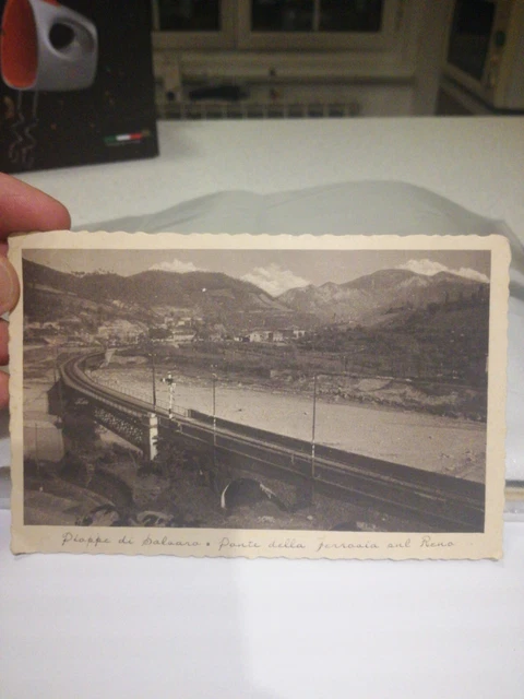Cartolina d'epoca paesaggistica Italia Lodi Tavazzano auto d'epoca