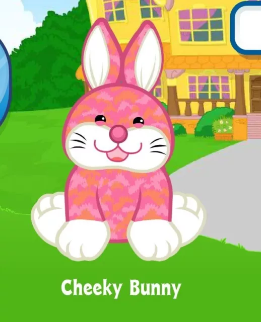 Webkinz Classic CHEEKY BUNNY Virtual Adoption Code Only HTF RARE