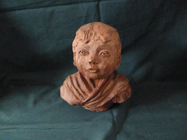 terre cuite d un enfant xviii xix emes
