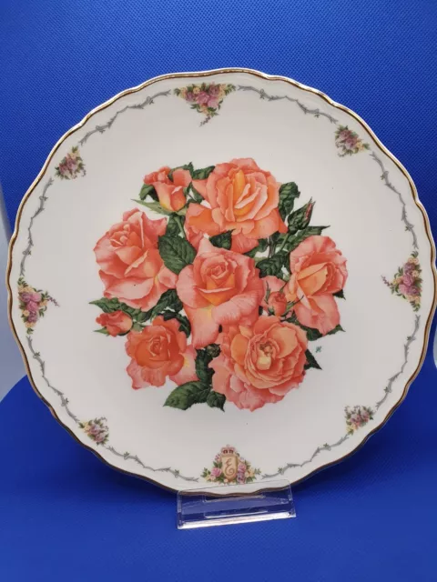 Royal Albert Collectors Plate Elizabeth of Glamis Queen Mother Favourite Flowers