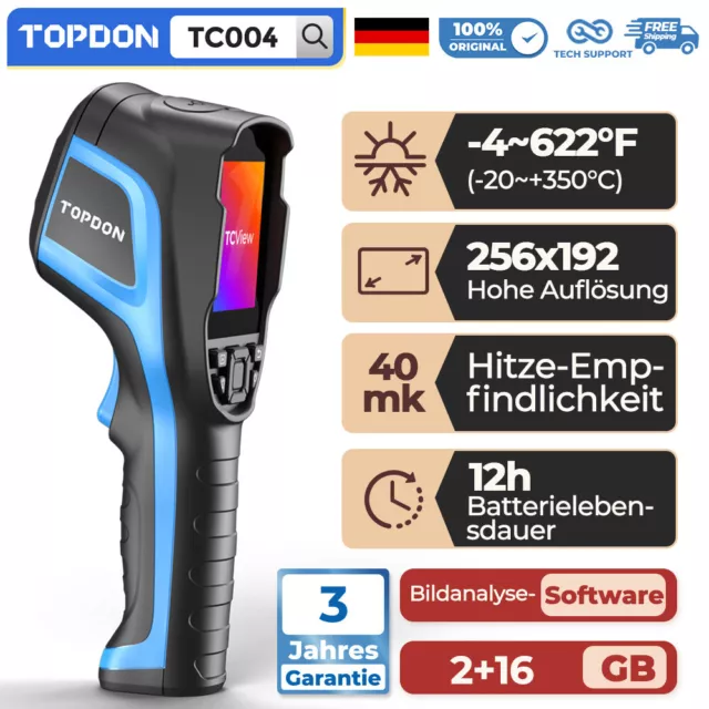 Topdon TC004 256*192 Infrarouge de la Caméra Thermique Température -4℉ a1022℉