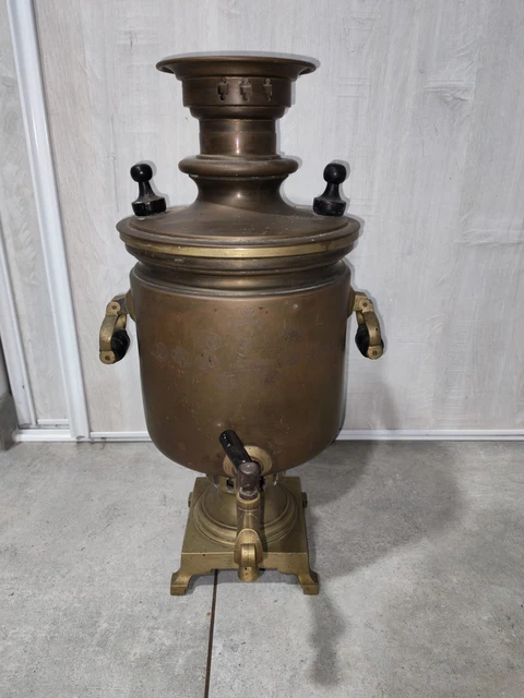 ANCIEN RÉCHAUD VINTAGE Français En Laiton Manufacture Lyon EUR 60,00 - FR