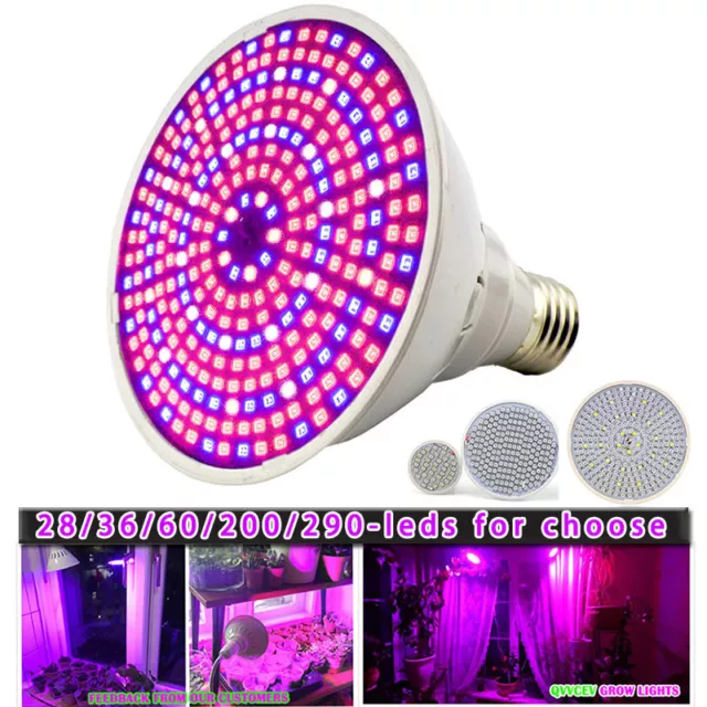 E27 Led Plant Grow Light Bulb hydro flower greenhouse Indoor full spectrum Lamp