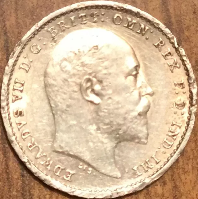 1905 Great Britain Edward Vii Maundy Silver Twopence