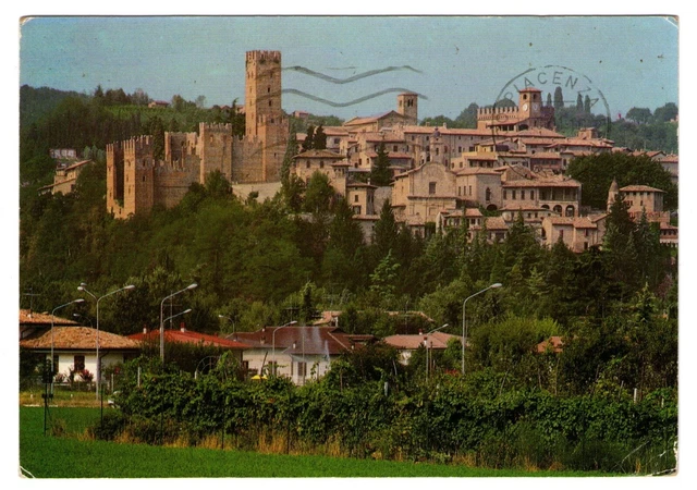 Cartolina - Repubblica - 1991 - Castell'Arquato (PC) - Panorama - FG - VG