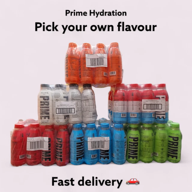 PRIME HYDRATION DRINK 500 ml bottle Case of 12 UK Next Day