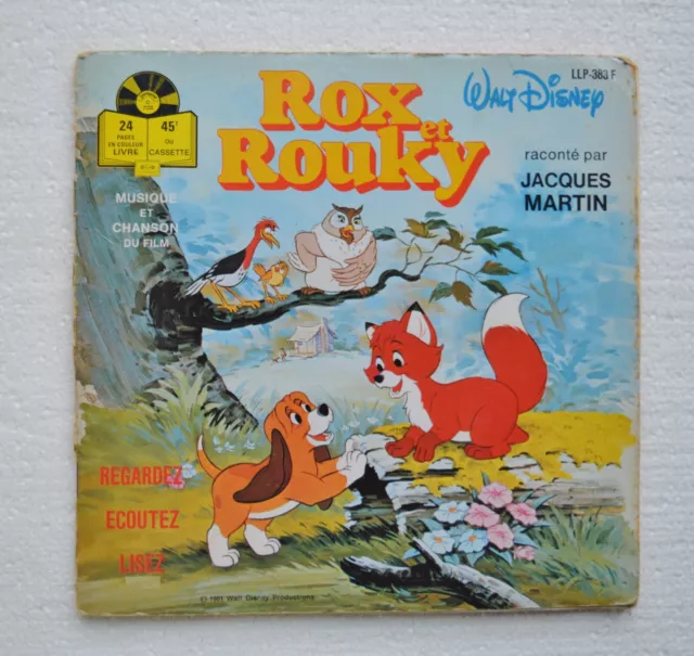 Vinyle 45 tours Disney® Rox et Rouky - Mademoiselle Pépite