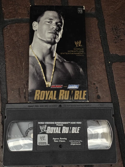 WWE ROYAL RUMBLE 2004 wrestling VHS WWF JOHN CENA GUERRERO HOLLY