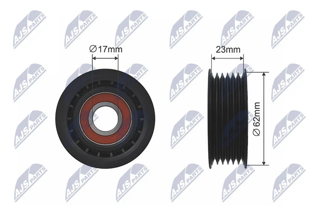 SECURA Spannrolle 89mm Kunststoff – Für Einhell TMH1200 Rasentraktor, Mit Kugellager, Ø9,5mm Bohrung SECURA Spannrolle 89mm Kunststoff – Für Einhell TMH1200 Rasentraktor, Mit Kugellager, Ø9,5mm Bohrung