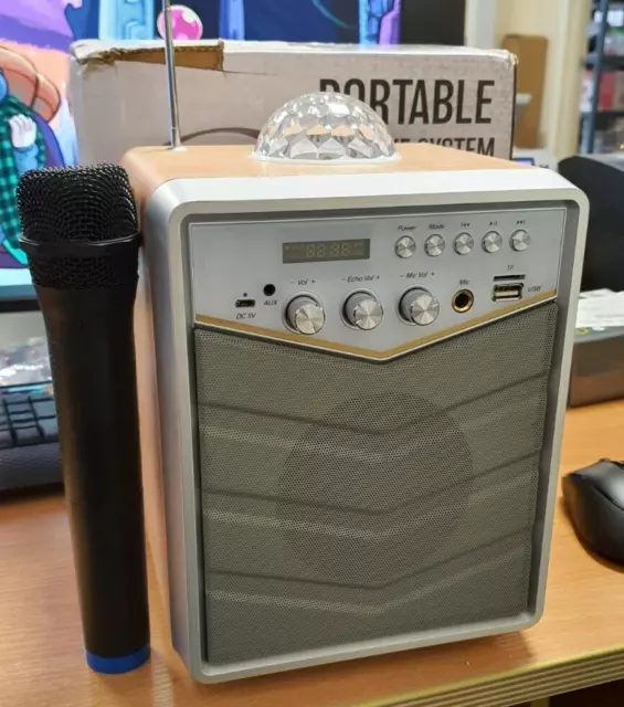 JD Williams Portable Karaoke System