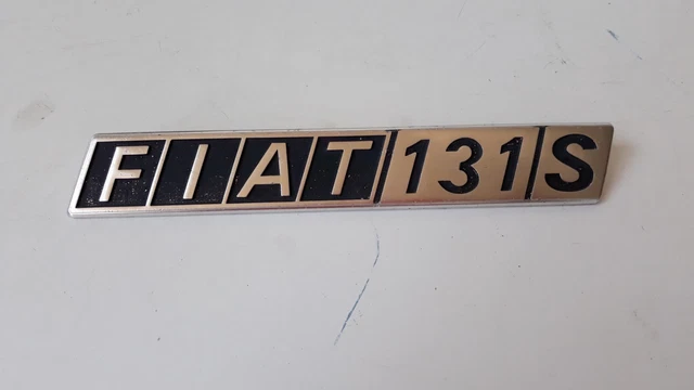 Emblème Avant Fiat 1100/103 Original En Métal - Pièce Neuve Pour Voiture Classique - Fabriqué En Italie