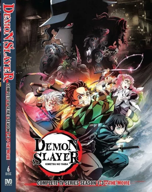 DVD Demon Slayer: Kimetsu No Yaiba Season 2 Vol.1-18 End + Mugen Movie Eng  Dub