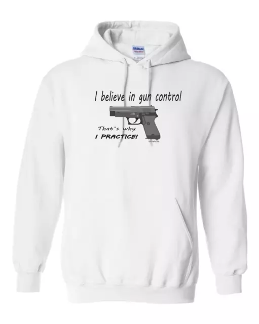 I believe in Gun Control why I practice HoneVille™ Hoodie Crewneck Sweatshirt 3