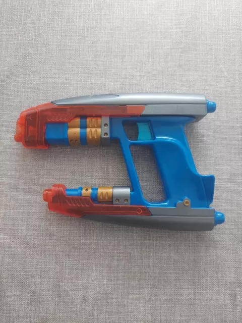 Marvel Guardians Of The Galaxy Star Lord Blaster Gun Lights & Sounds PREOWNED