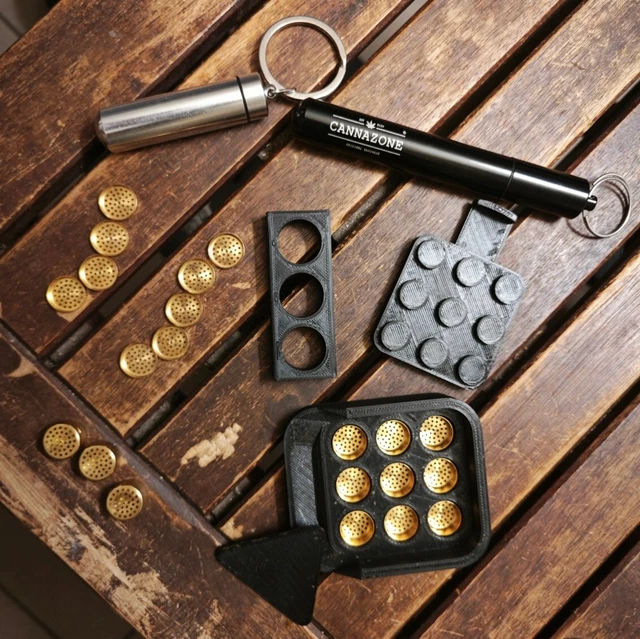 12 Dosierkapseln Für Volcano, 24 Karat Vergoldet, Caddys Und Befüllhilfe!
