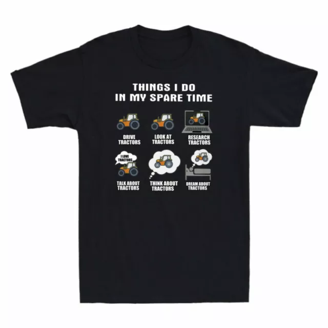 In Tractors Spare T-Shirt Vintage Things My I Farmer Men's Time Drive Tractor Do