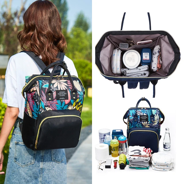 Diaper Bag Backpack: Large Capacity & Multi-Functional for Baby Care On-the-Go!