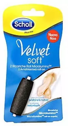 Dr Scholl Velvet Soft 2 Ricariche Ricarica Roll Micralumina