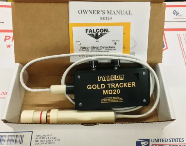 FALCON MD20 METAL DETECTOR finds discriminates Gold WATERPROOF PROBE