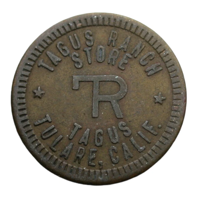 TULARE, CA TAGUS Ranch Store TR G/F 1¢ In Merchandise Token K1 £11.46