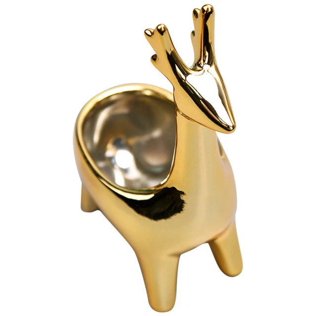 Deer Shaped Aufbewahrungsbox Home Verwendung Desktop Box Kosmetik Schmuck Halter