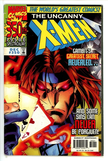 The Uncanny X-Men Vol 1 #350 Marvel VG- (1997) Variant Non-Enhanced