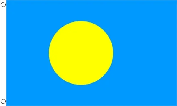 Cortina ataúd bandera nacional Palau con envío rápido