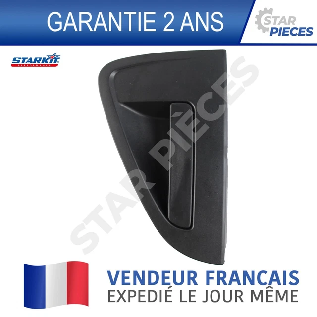 Poignée De Porte Extérieure Arrière Gauche Pour Chevrolet Spark 2009-2015 - Noire, Référence 95987920 - Neuf, Garantie 2 Ans