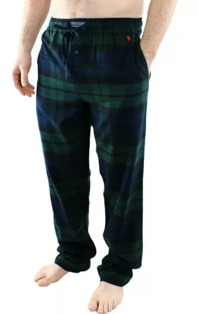 Polo Ralph Lauren Men's Pajama Pant Flannel Plaid Relaxed Fit Sleepwear P65757