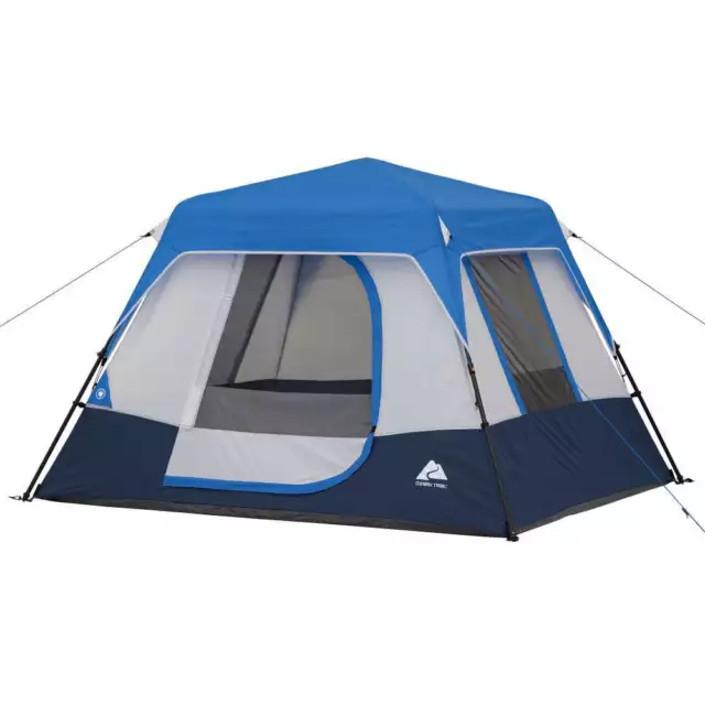 OZARK TRAIL 4-PERSON Instant Cabin Tent with LED Lighted Hub $79.99 ...