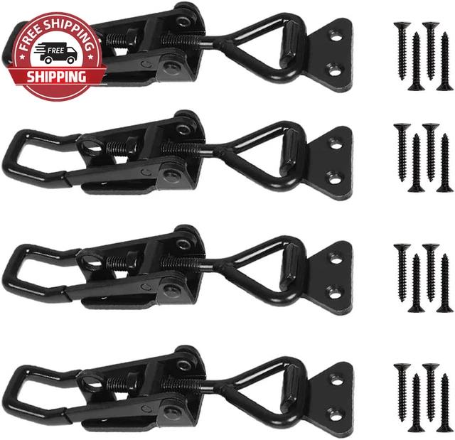 4Pack Toggle Clamp Latch, Heavy Duty Latch-Style Toggle Clamp,Adjustable Latch B