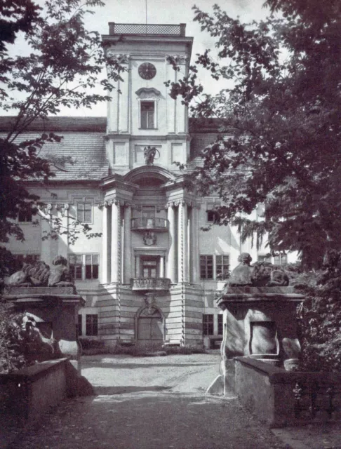 Peterswaldau (Eulengebirge)/ Pieszyce- Das Schloss (Schlesien) 1935