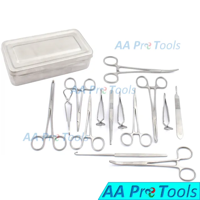 Veterinary Spay Kit Canine Bitch Spay Surgical Instruments Ovaries Removal Kit