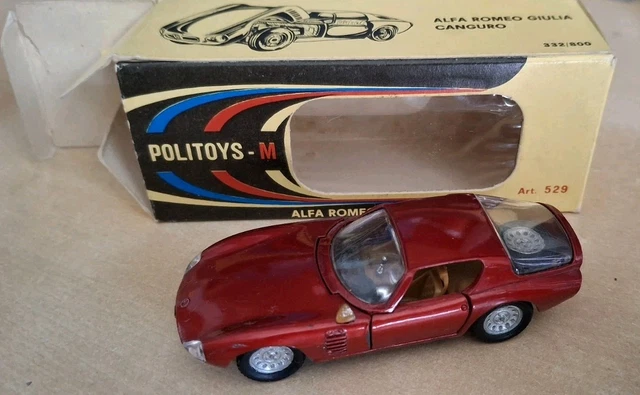 POLITOYS ALFA ROMEO Giulia 1600 Canguro con caja de colección